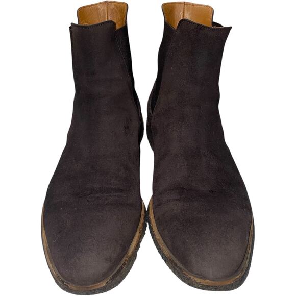 Common Projects Chocolate Brown Nubuck Chelsea Boots     Size: EU 44 /US 11 - Picture 2 of 9